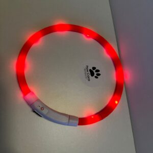 Luminous LED Light-Up Pet Dog Collar: Flashing and Glowing